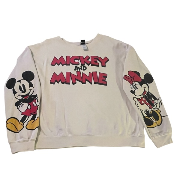Mickey & Minnie Disney Crewneck - Size XXL - Picture 1 of 6